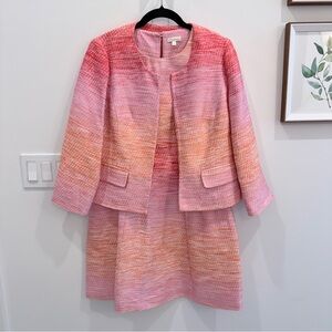 Shoshanna Pink and Orange Dress Set